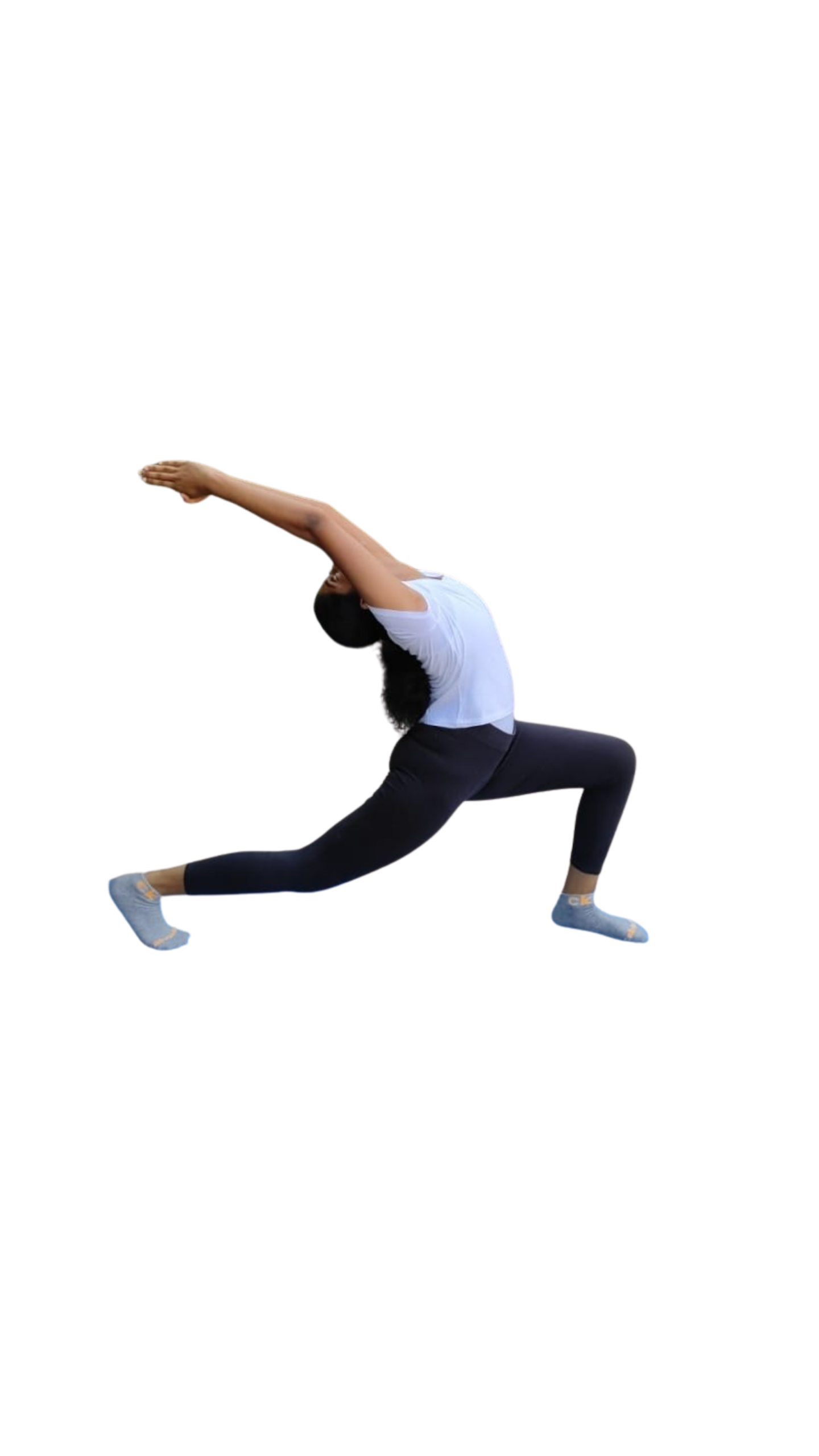 Yoga warrior pose